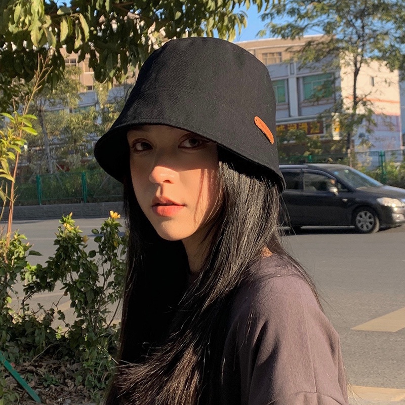 Women Fisherman Hat Female Spring and Summer Outing,Suitable for Round Face  Basin Hat Fashion Big Head Circumference Sun Hat