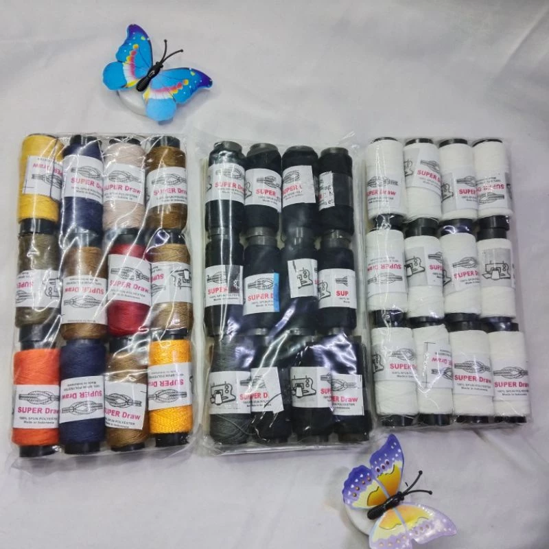 Benang Jahit Isi 12pcs Super Graw Kemasan 12Rol Murah Benang Jahit Murah