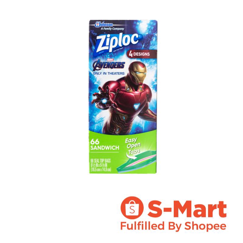 Ziploc Disney Avenger Sandwich 66S Shopee Singapore