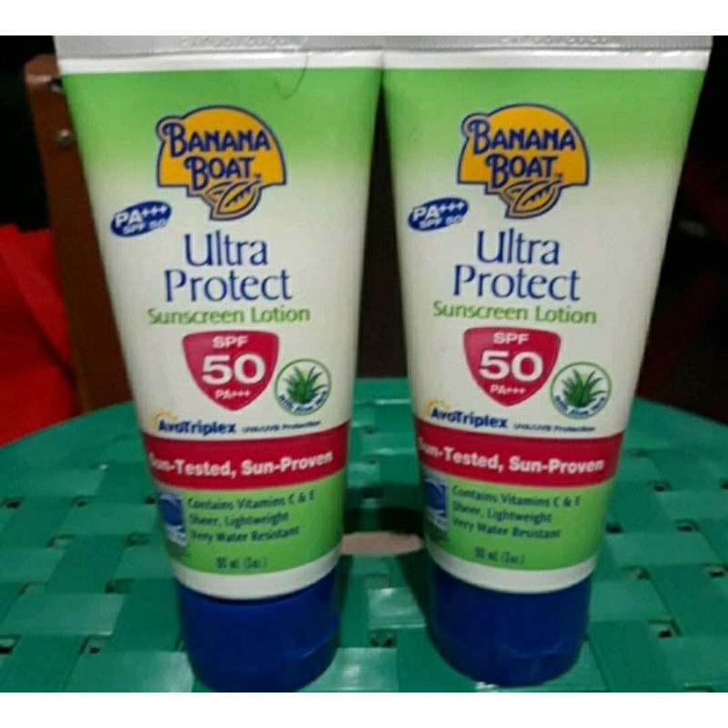 Banana Boat Ultra Protect Spf 50 Sun Lotion 90ml Shopee Singapore