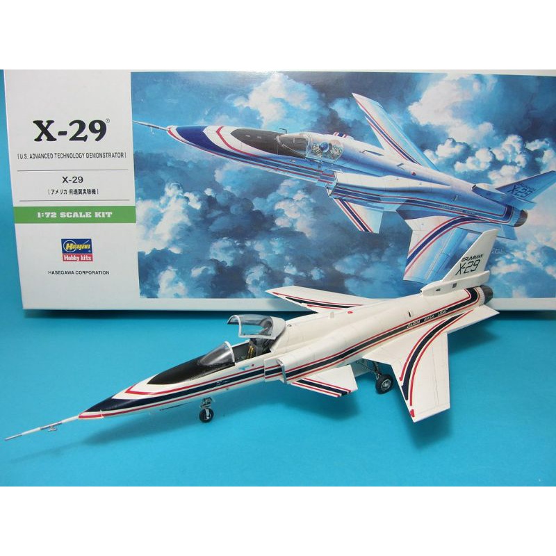 Grumman X-29A Brand Hasegawa 1/72 00243 US Experiment Aircraft Pilot ...