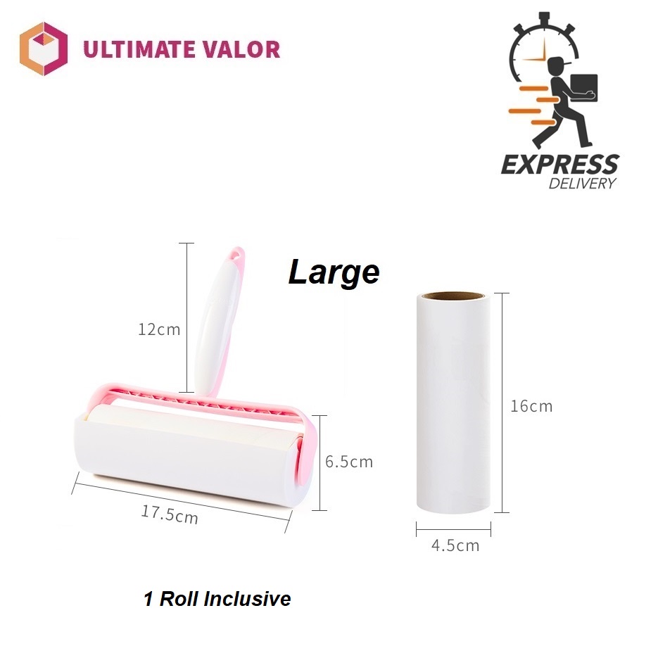 [SG Seller] Sticky roll paper tearable 16cm 19cm replacement core dust ...
