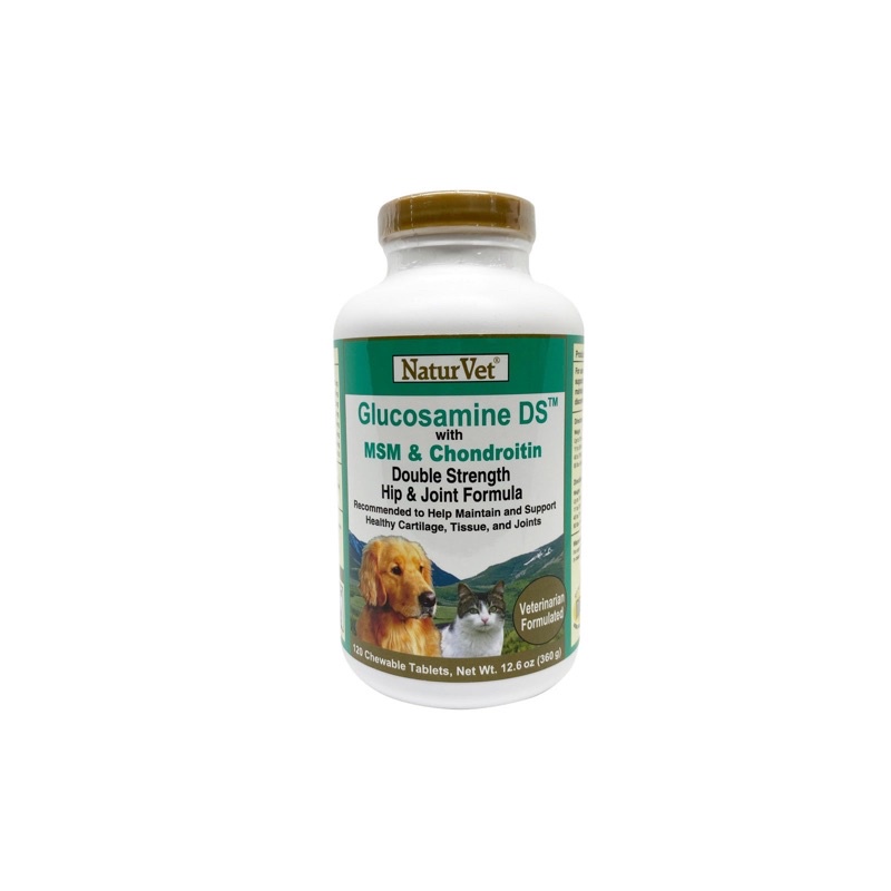 [20 off] NaturVet Glucosamine Double Strength with MSM & Chondroitin