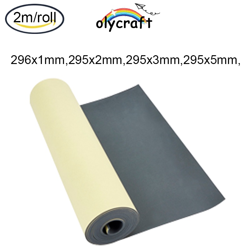 1 Roll SelfAdhesive EVA Foam sheets Roll Grey about 2m/roll for