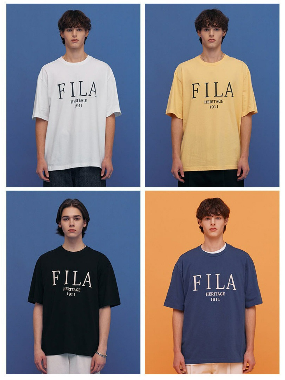 fila t shirt yellow