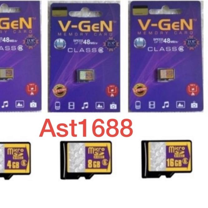 Vgen Mmc Memory 4GB 8GB 16GB Memory Micro SD Card Class 6 100 Original