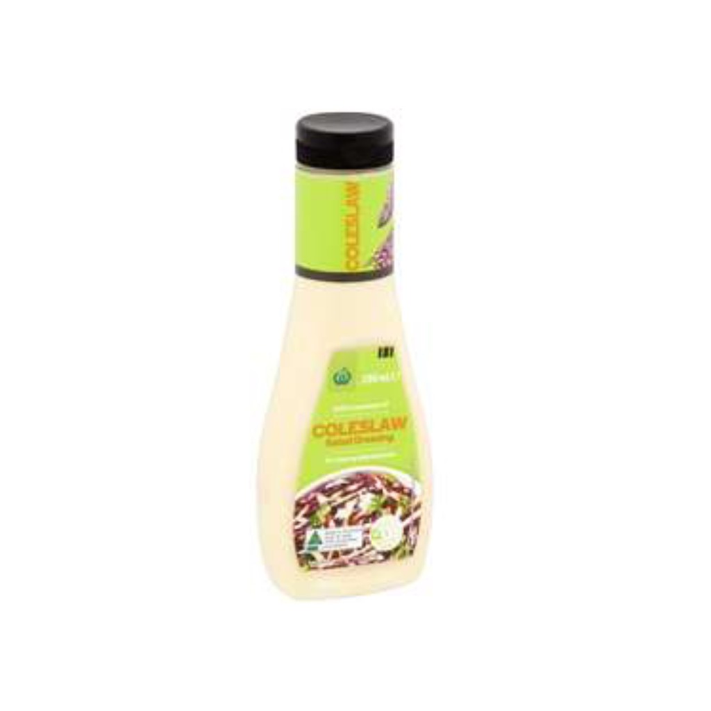 Woolworths Salad Dressing Coleslaw (290ml)/Italian Balsamic/Ranch ...