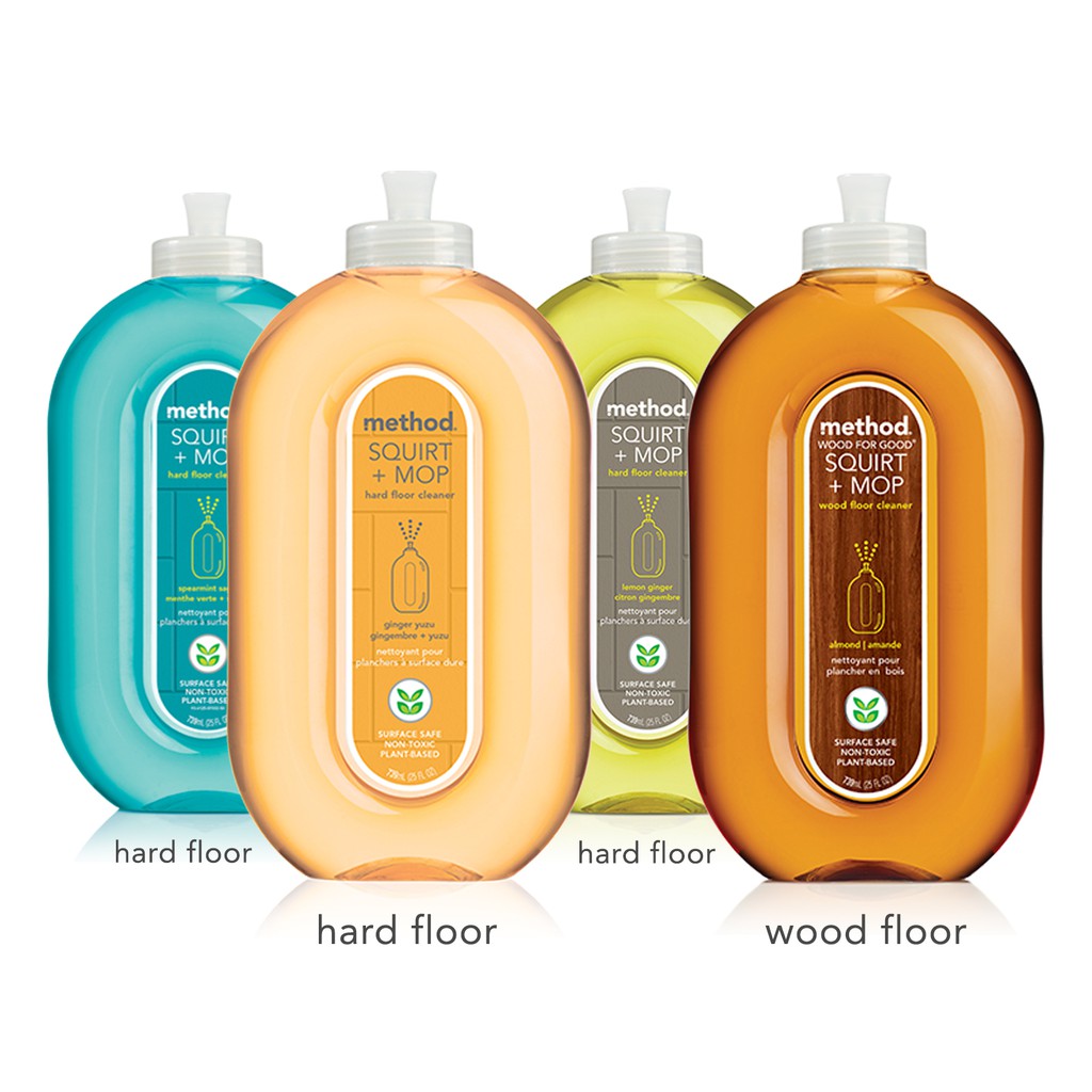 Method squirt + mop hard/wood floor cleaner - assorted scents 739ml ...