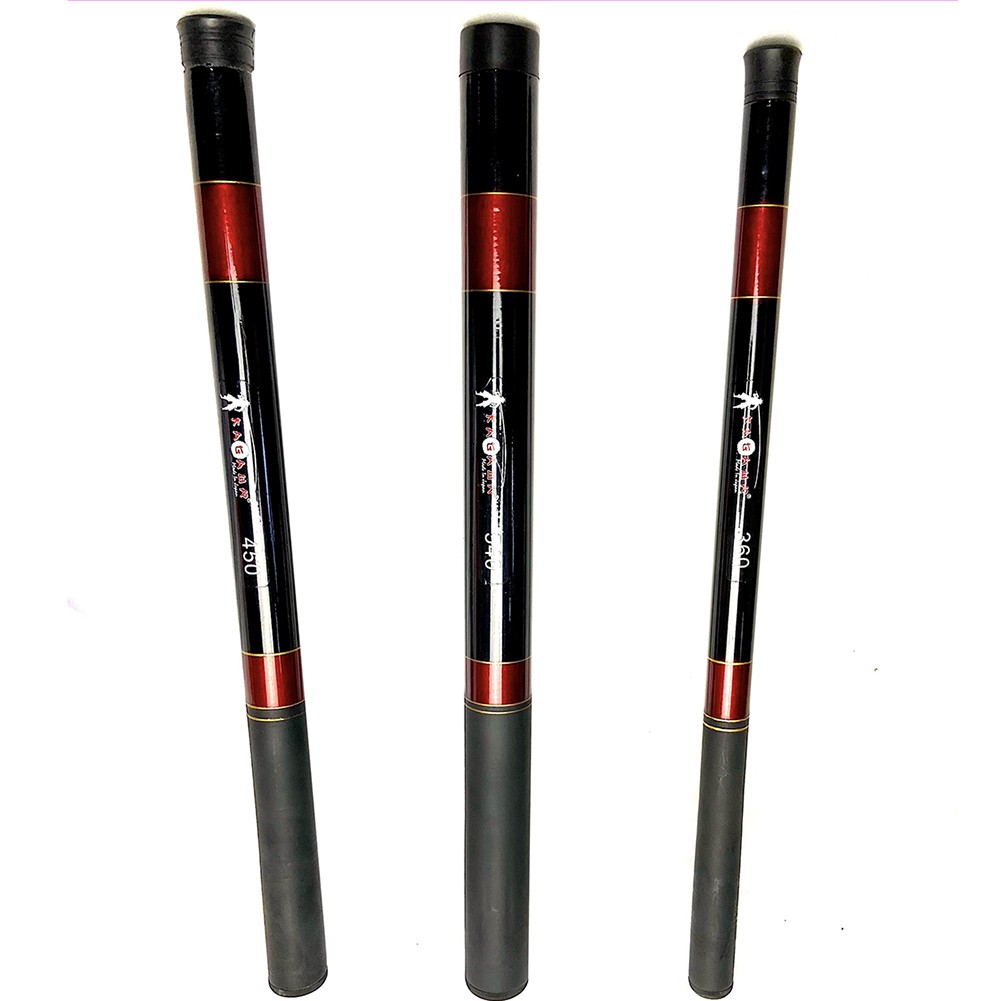 Joran Tegek Ruas Pendek 40cm 540 Fiber Kagawa Black Phanter Hitam Glossy - Gambar 4