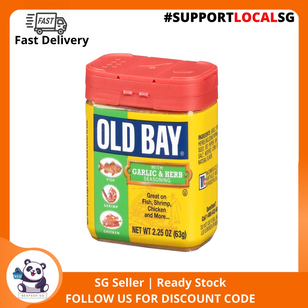 OLD BAY Garlic & Herb / SPICY Seasoning, 2.25 OZ Shopee Singapore