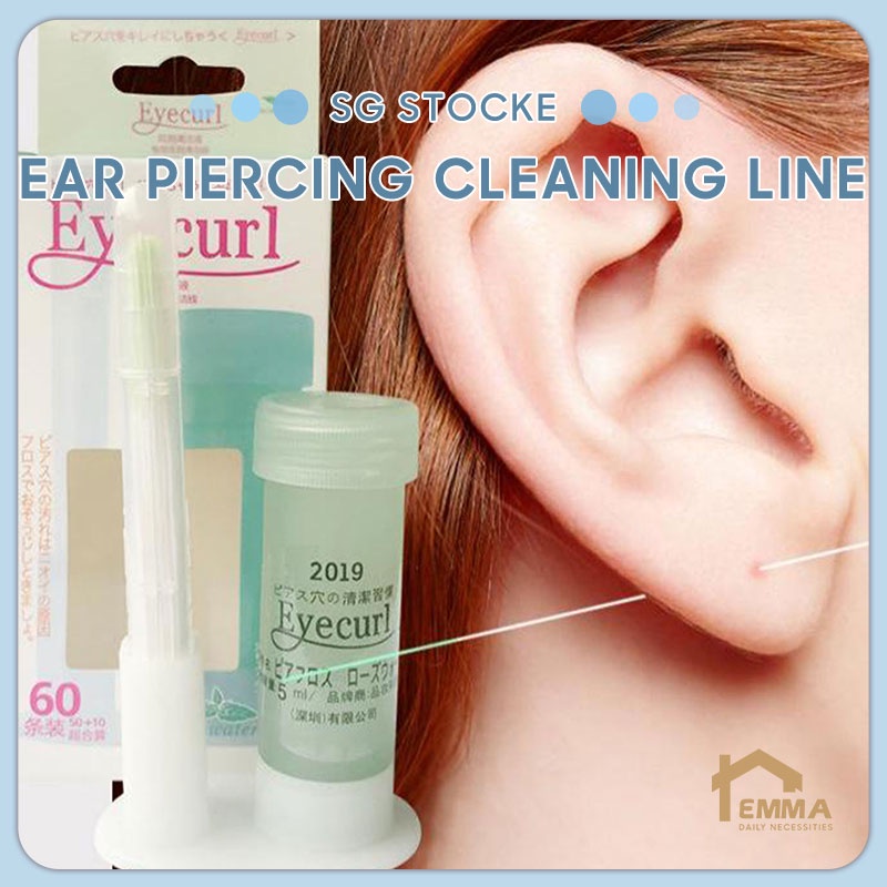 🔥SG Ready Stock🔥 Ear Hole Cleaning Line +5ml herbal cleanser