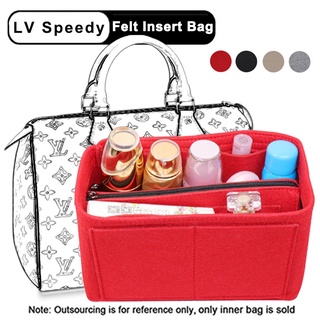 Red Bag Insert Sundries Organizer Purse Organizer Insert, Felt Bag Organizer  With Zipper For Handbag Tote Bag