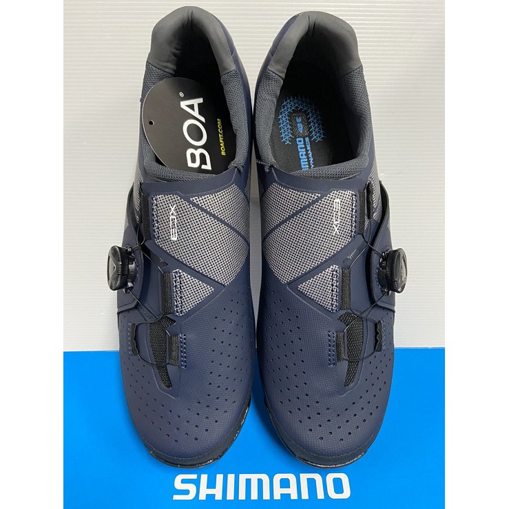 {Fashion Bike} Free Shoe Shine Wet Wipes shimano SHXC300 XC3 Navy Blue