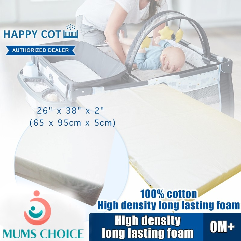 Happy Cot 2"High Density Playpen Foam Mattress High Density / Anti