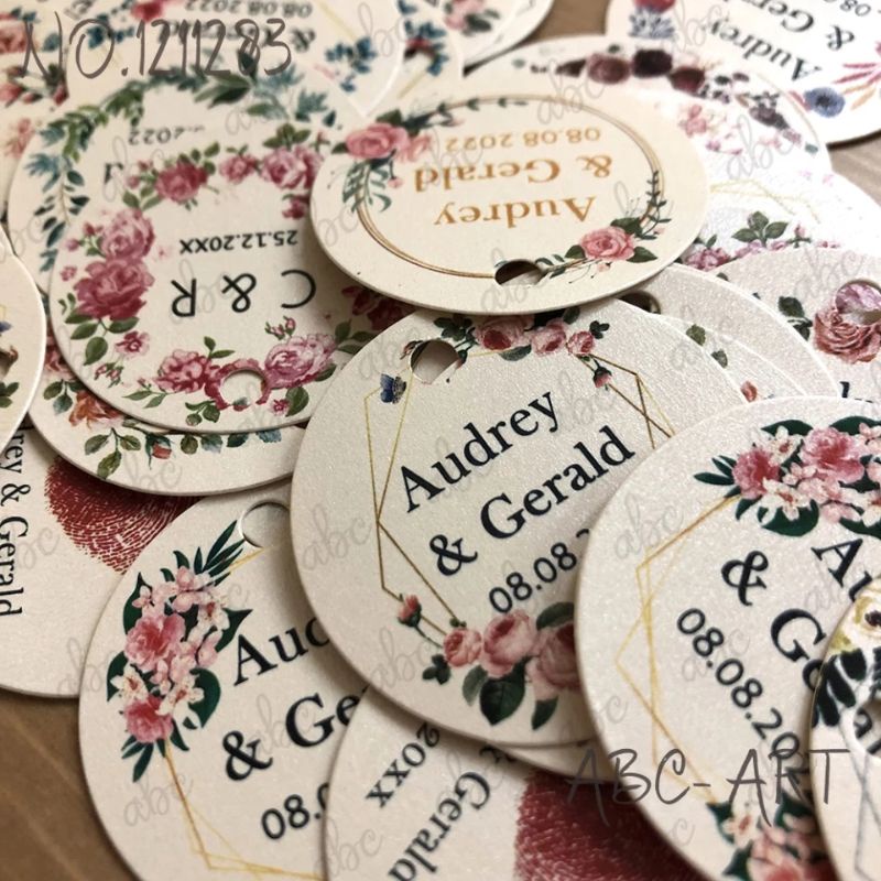 🇸🇬🔥 CHEAPEST Design Customised Logo Sticker for all gifts deco wedding