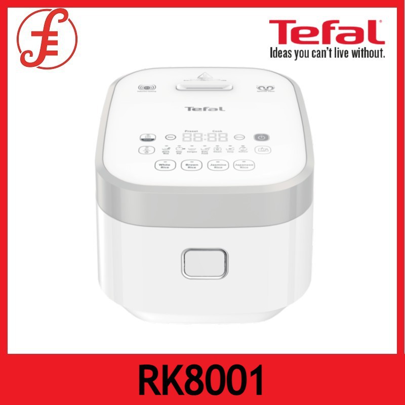 TEFAL RK8001 1L IH Spherical Rice Cooker TOUCH SCREEN EASY COOKING ...