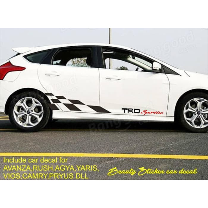 Trd sportivo stickers for all types of Elegant toyota car stickers ...