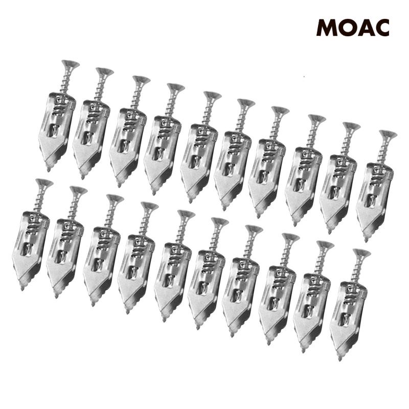 [ 20Pcs Drywall Self Drilling Anchors with Screws for Wall