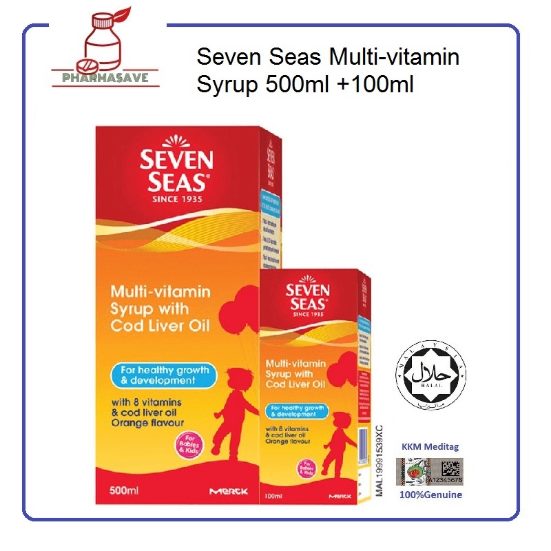 Seven Seas Multivitamin Liver Oil Syrup | Shopee Singapore