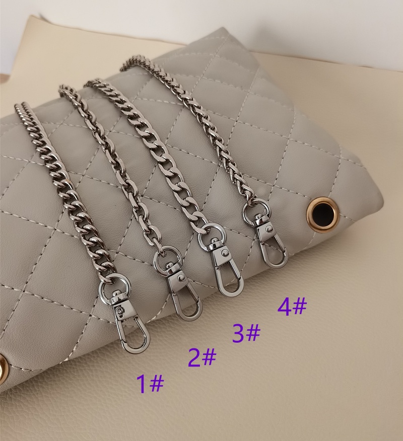 Silver Bag Chain Female Shoulder Strap Diagonal Iron Accessories ...