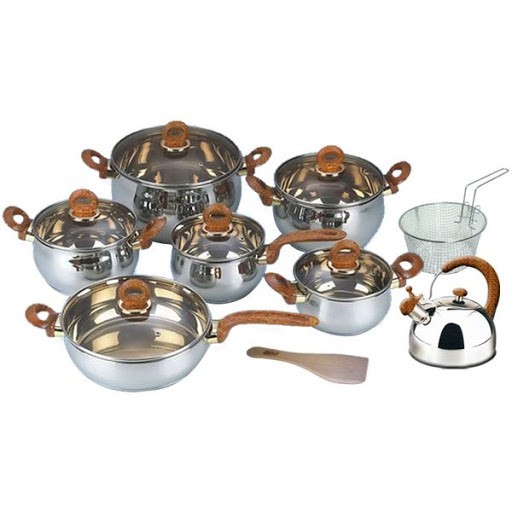 Oxone OX966 Cookware Panci Set Stainless Steel Anti Karat Premium - Gambar 2
