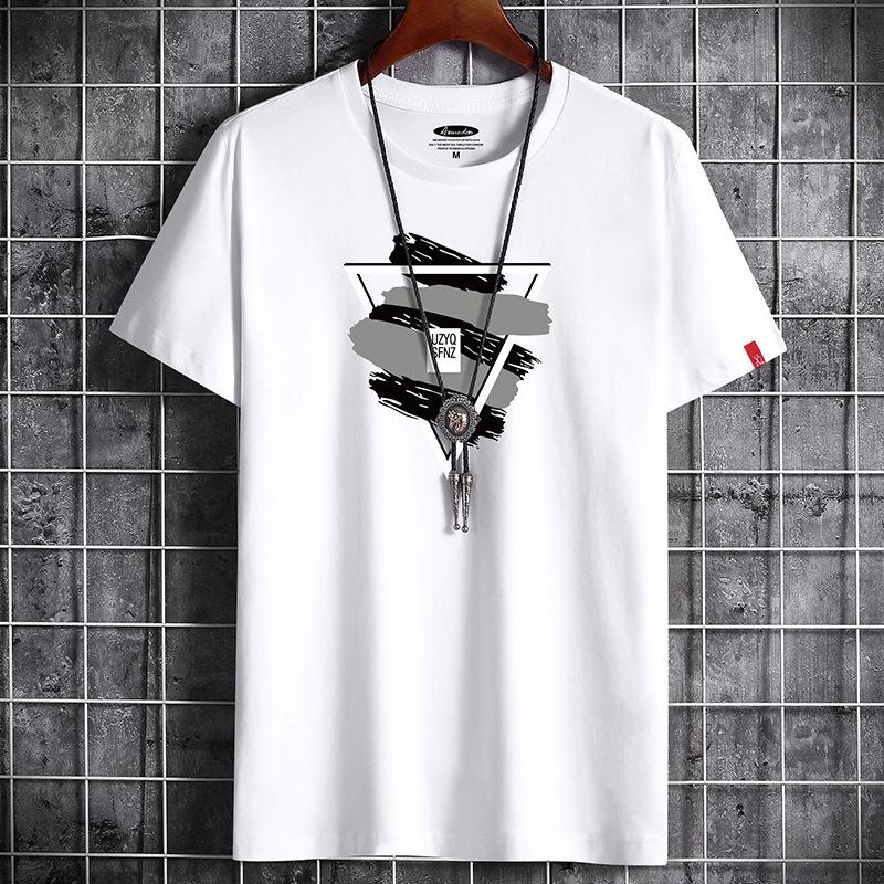 T Shirt 5XL Men's Clothing Casual Summer Short Sleeve Cotton Shirt Tshirt Men Shirt T Shirt OT1120557