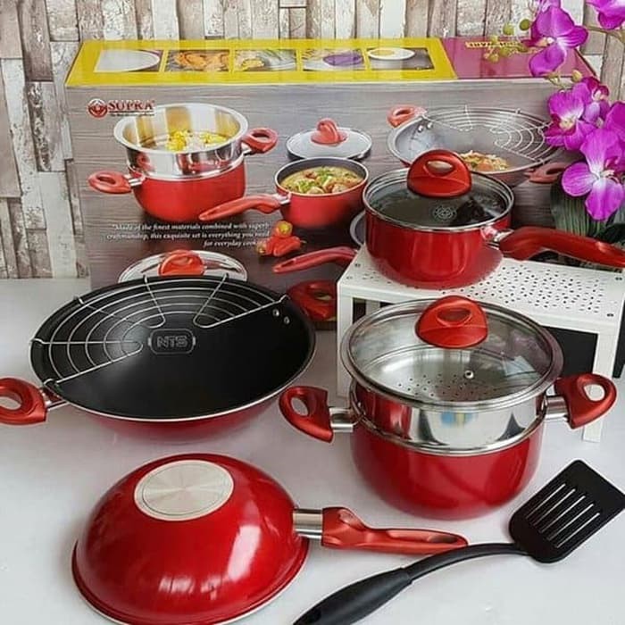 Product details from SUPRA 9 Pcs Cookware/Pan Seat Premium Quality ...