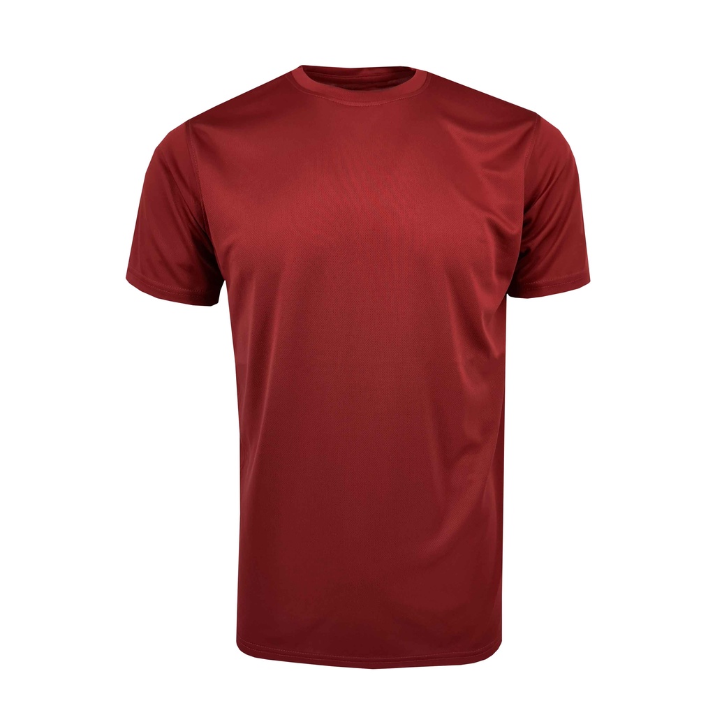 RIGHTWAY Quick Dry Round Neck T-Shirt Unisex Microfiber Plain Jersey ...