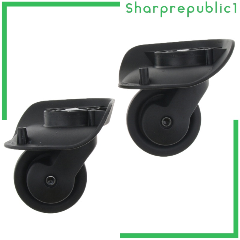 [shpre1] 2pcs Universal Swivel Suitcase Luggage Casters Replacement A23