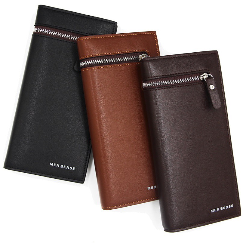 CK 8001 Men's Long Wallet Imported Original Men's Leather MEN BENSE MBS ...