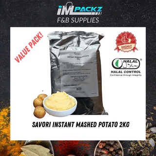 Reeva Instant Mashed Potato Pots Halal Certified 40g (Pack of 6) +Coffee  Mug