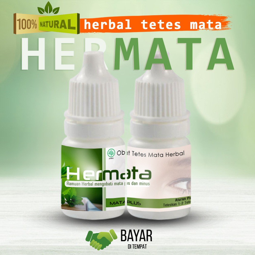 MATA Hermata Eye HERBAL Medicine Eye Drops Eye Pain Medicine GALUKOMA Cataract PLUS MINUS