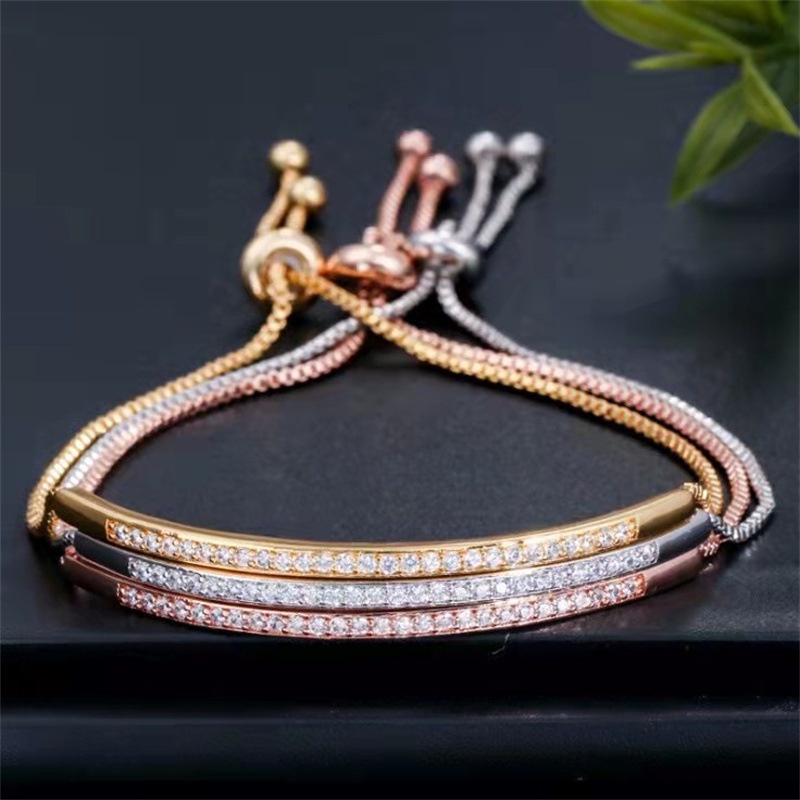18k Gold 925 Silver Women's Fashion Adjustable Bracelet Bracelet / Jewelry Accessories