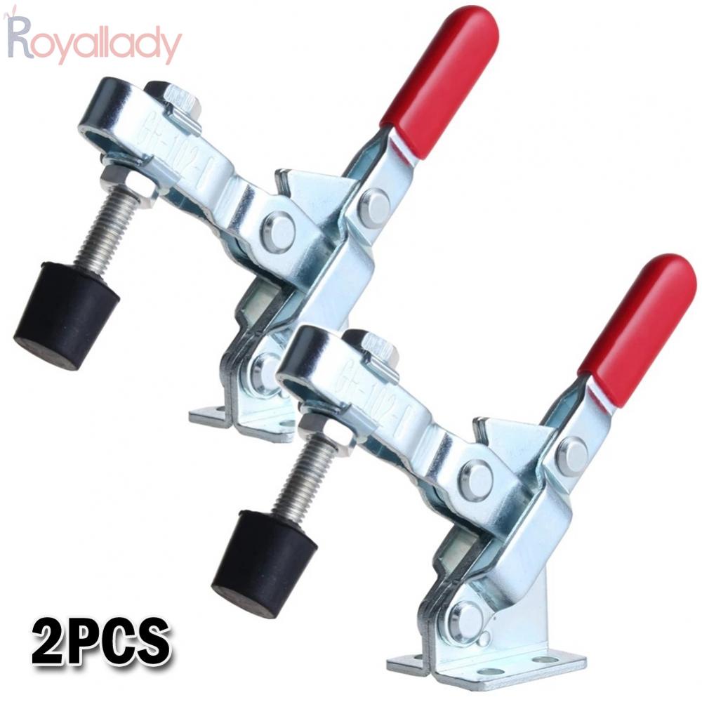 #ROYALLADY#  Toggle Clamp 100Kg 220lbs 2Pcs Fixture Tools Quick Release Carpentry Tools