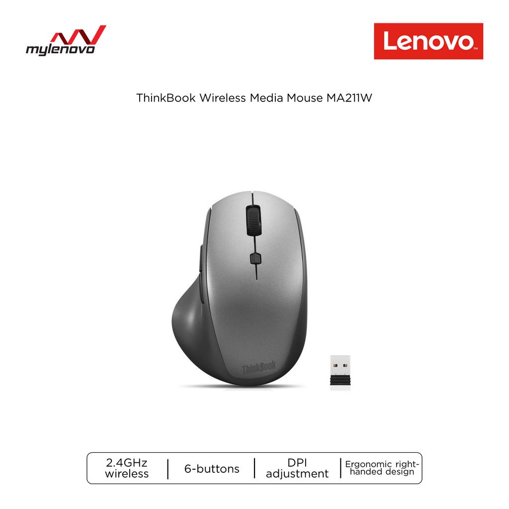 ThinkBook Wireless Media Mouse | Shopee Singapore