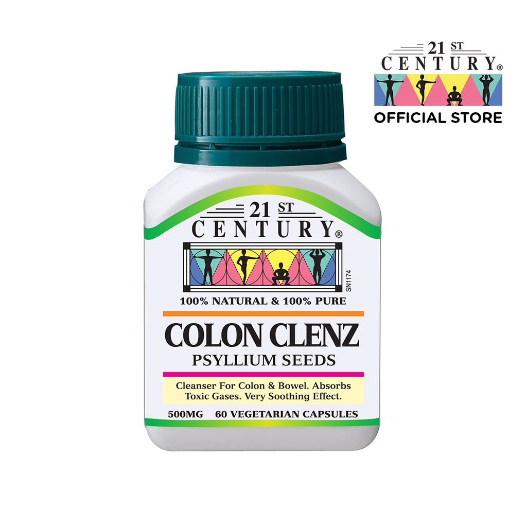 21st Century Colon Clenz For Colon Health And Cleansing 60 Vegetarian ...