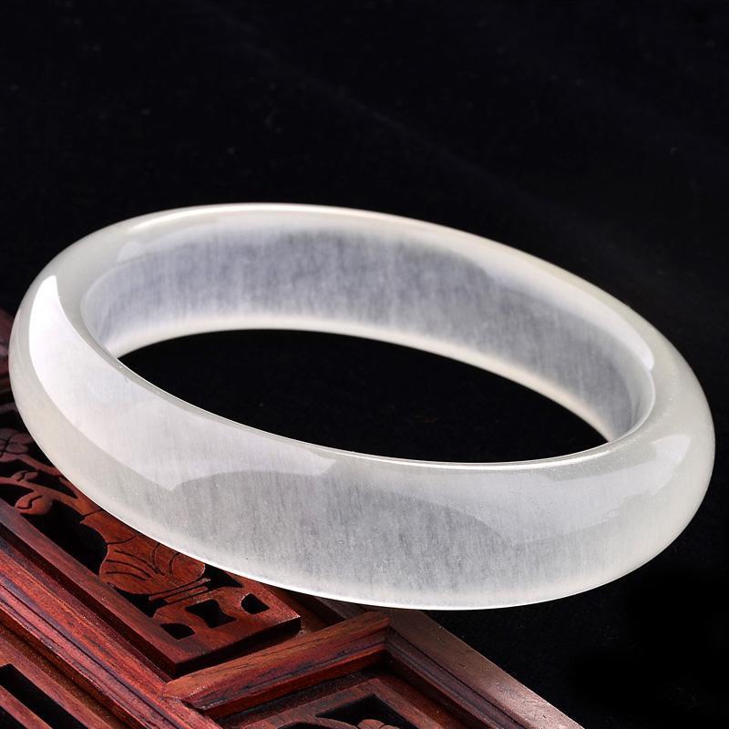 White deals jade bracelet