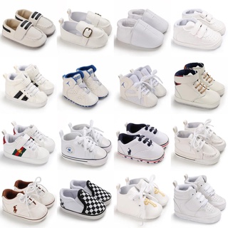 White walking deals baby shoes