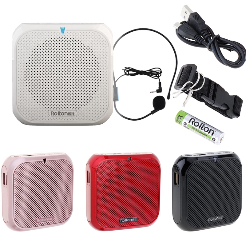 ReadyStock Rolton K400 Portable Voice Amplifier + Mic Teacher Speaker