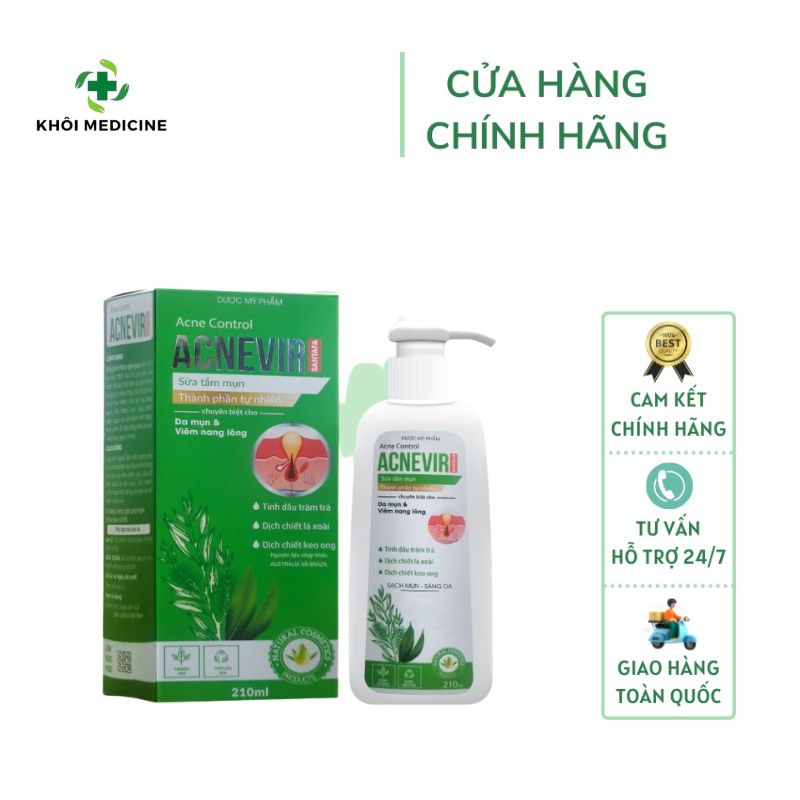 Acnevir Acne Shower Gel Is Specialized For Acne Skin And Folliculitis