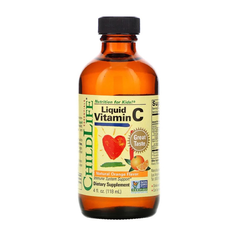 Childlife Essentials Immune Core Vitamin C Liquid Formula 4oz