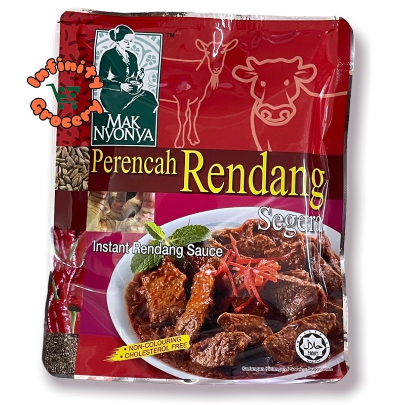Halal Mak Nyonya Instant Rendang Seasoning | Instant Rendang Sauce ...