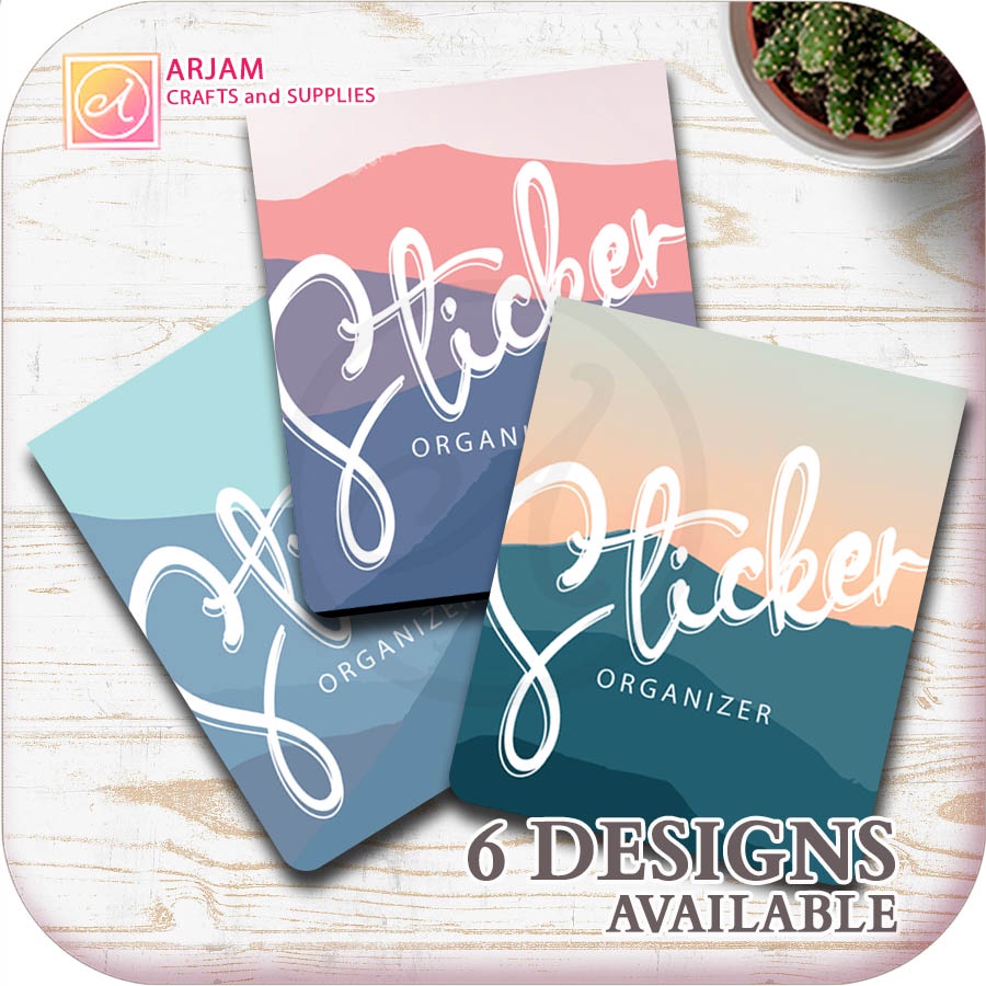 25 sheets Empty Sticker Book | Sticker Organizer | Blank Sticker Album ...