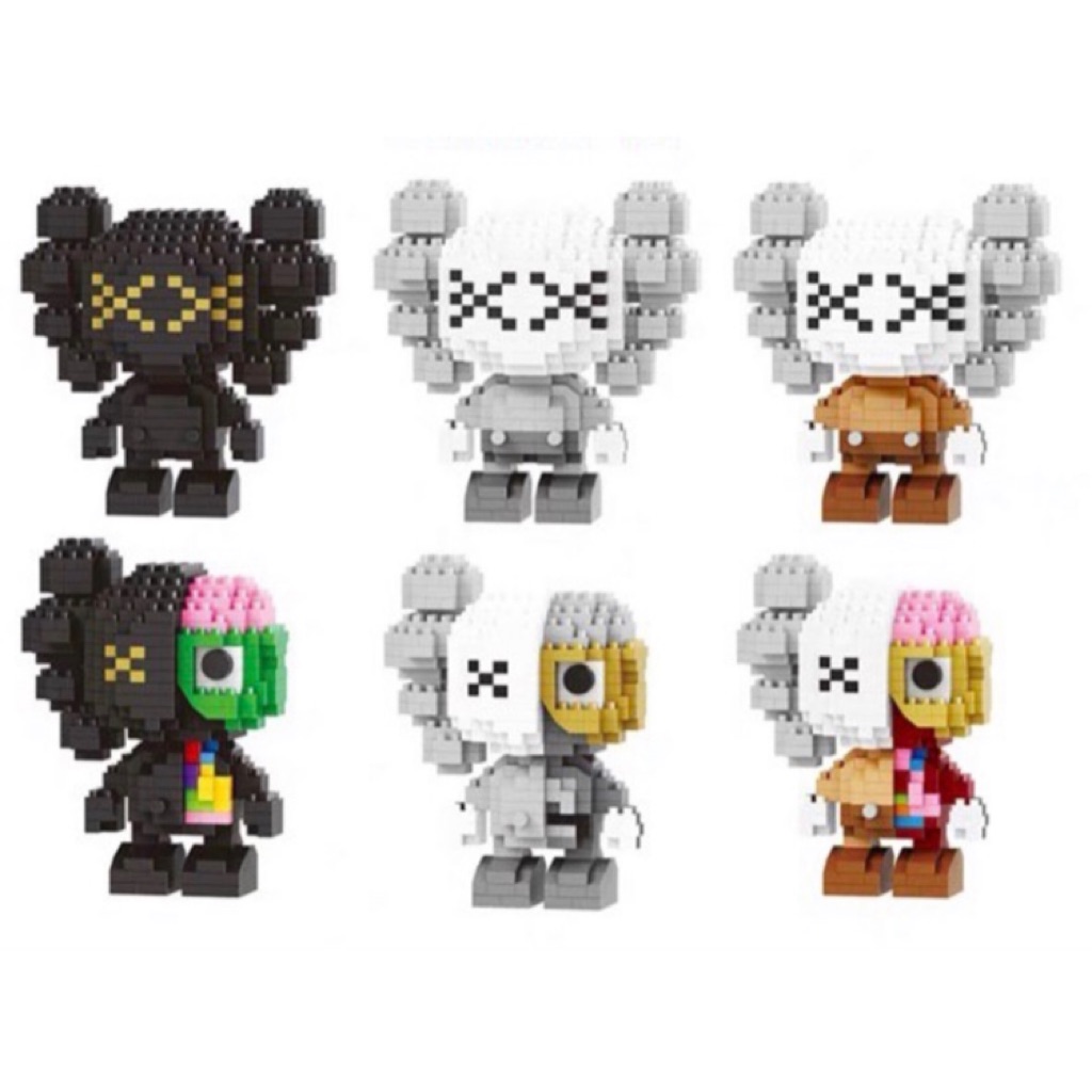 [SG] Kaws Nano Building blocks Puzzle Block Mini Bricks Birthday Gift ...