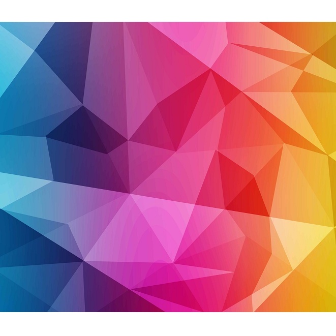 Infusible Ink Transfer Sheet at affordable price - Rainbow polygonal ...