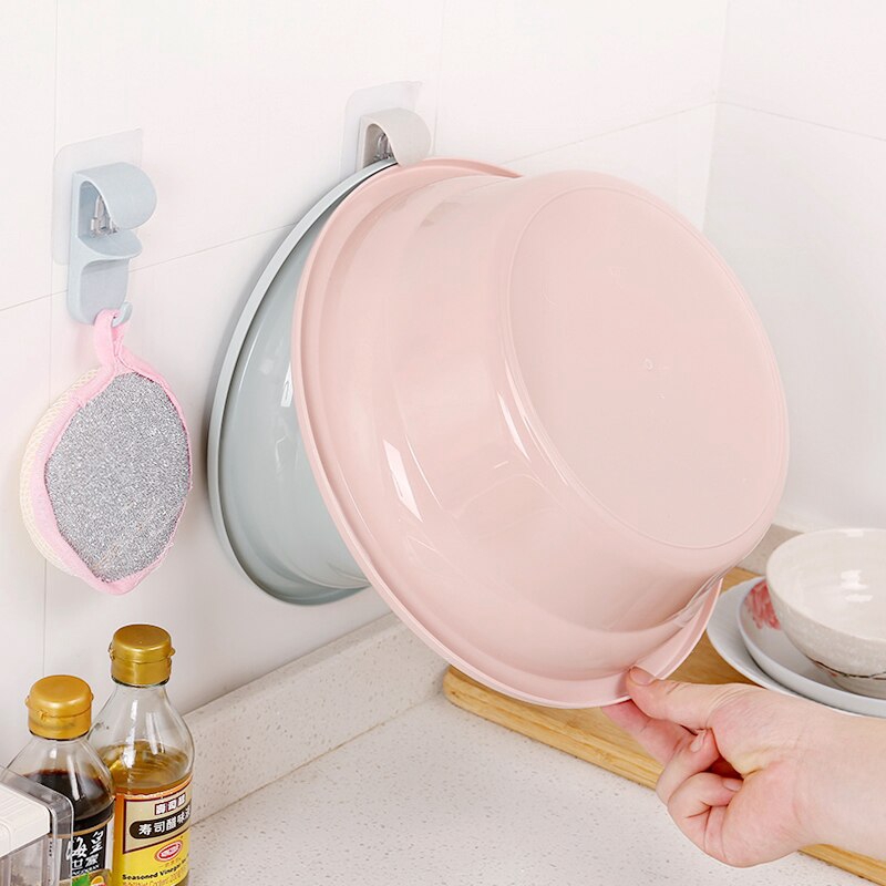 Washbasin Hook Bath Tub Punch-free Bathroom Toilet Basin Rack Wall ...