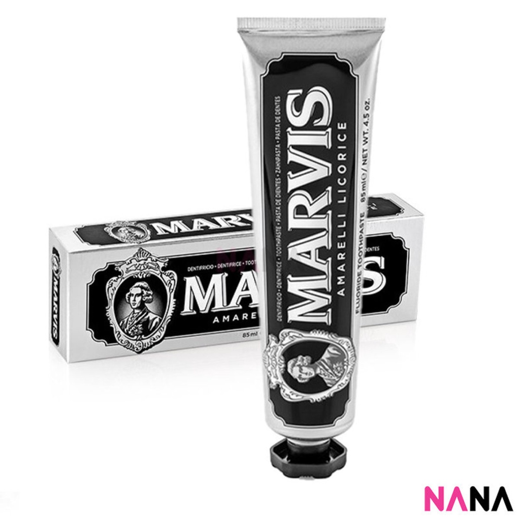 MARVIS Toothpaste Amarelli Licorice 75ml (Black, Whitening) | Shopee ...