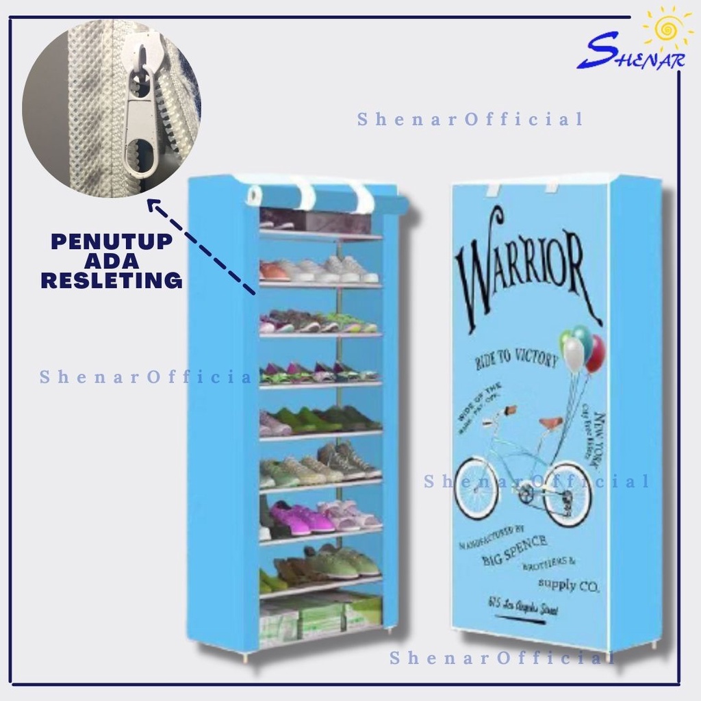 SHOE RACK SHOE RACK 10 TIER CHILDREN'S SHOE CHARACTER RACK (9 layers ...