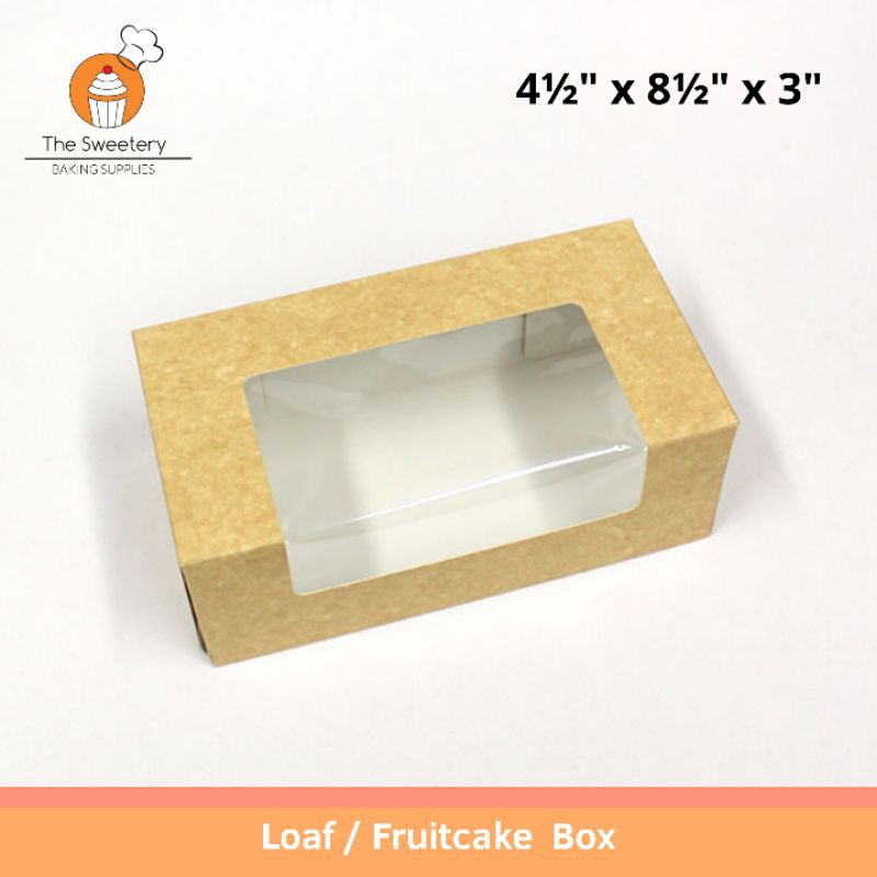 Loaf/Cake/Pastry Box Pre-Formed 8½