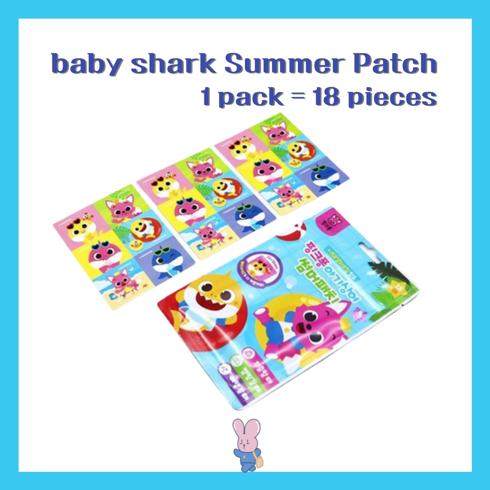 X_[BABY SHARK X HELLO KITTY] Summer Patch 2 types mosquito patch ...